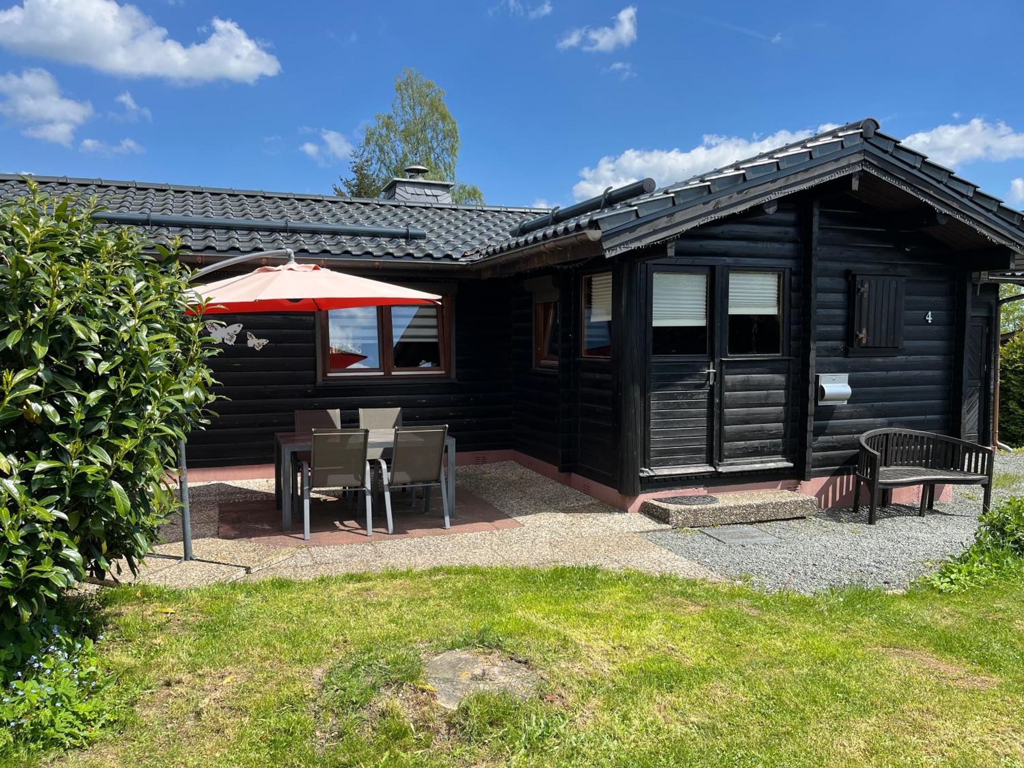 Вилла Blockhaus Ferienzauber Bromskirchen Экстерьер фото